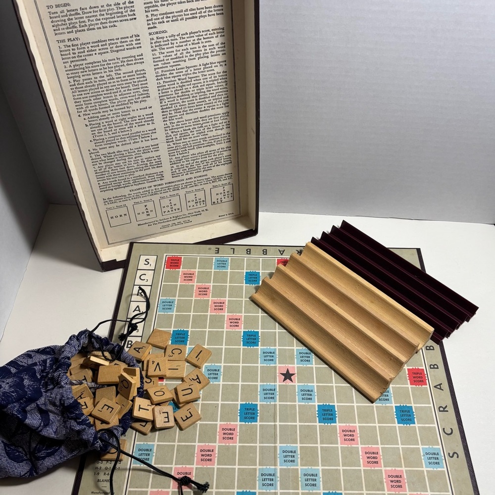 Vintage 1953 Scrabble